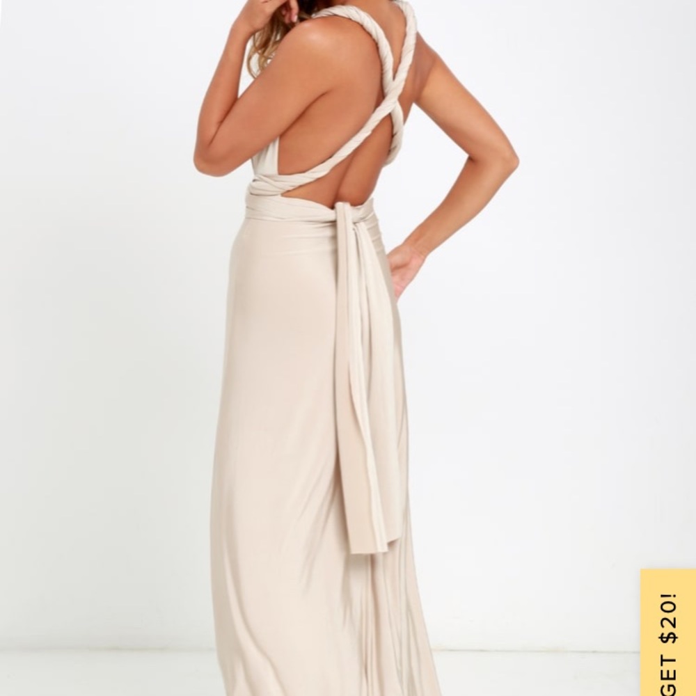 Lulu’s Always Stunning Convertible Maxi Dress